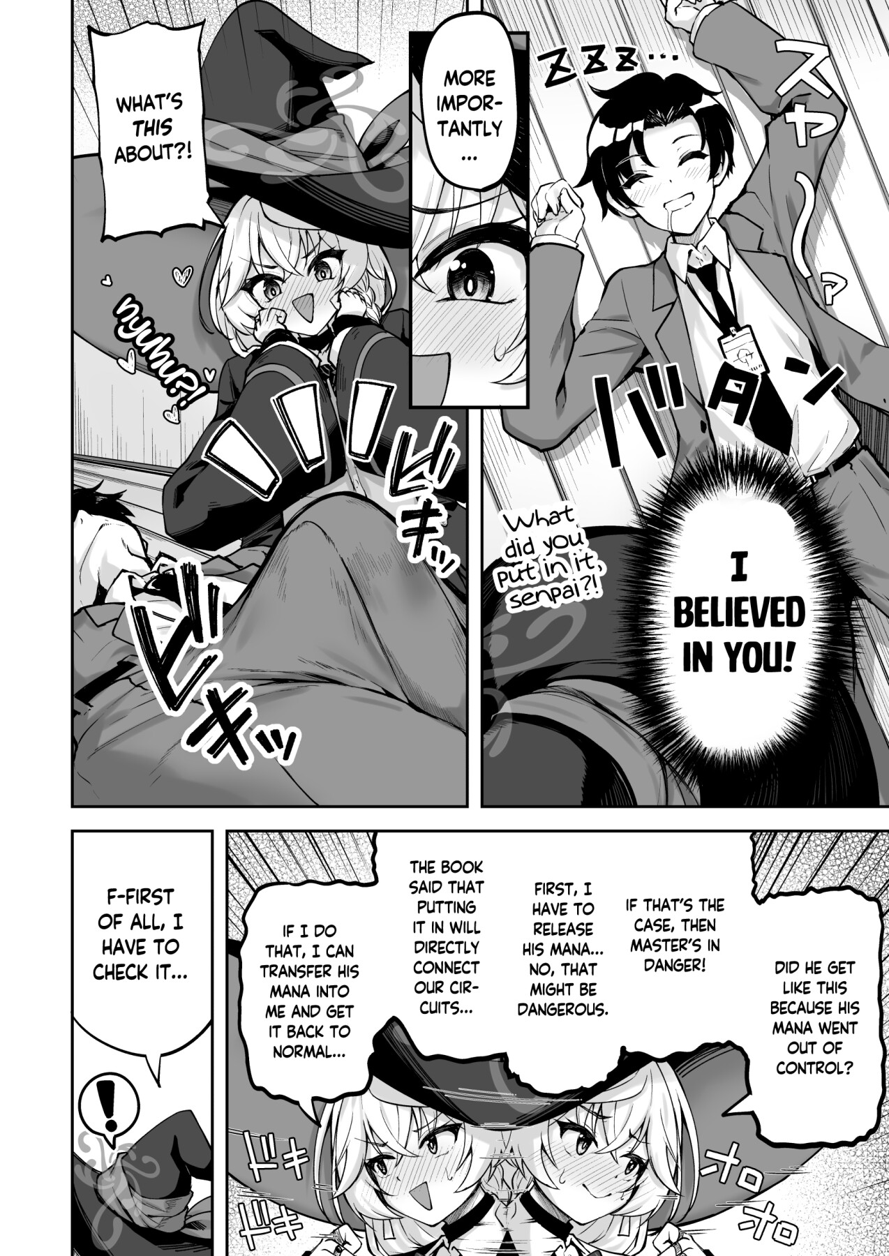 Hentai Manga Comic-It's A Spell That Will Fill Master With Vigor!-Read-6